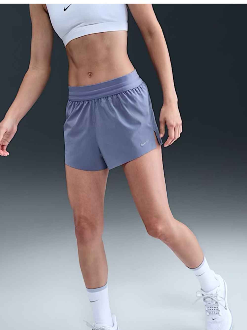 NWT Nike Swift Women's Indigo Running Shorts